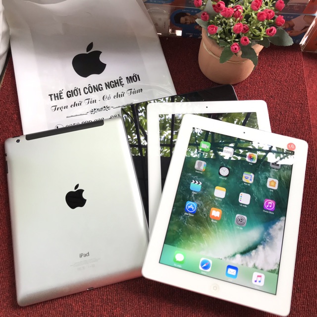 Máy Tính Bảng iPad 4 - 128Gb/ 64Gb/ 32Gb/ 16Gb ( Wifi + 4G) - Zin Màn Đẹp - Pin cực trâu | BigBuy360 - bigbuy360.vn