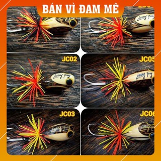 Xả kho - Free Ship - Mồi gỗ nhái nhảy cao cấp Lucky Classic Thái Lan - mồi giả câu lure cá lóc chẽm