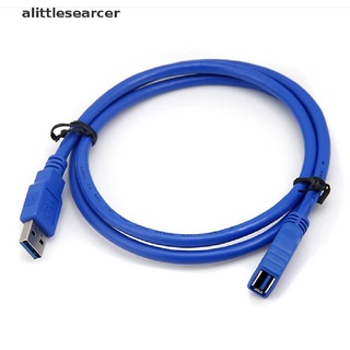 【ER】 0.5m USB 3.0 A Male TO A Female Extension Cable Super Speed Blue Color Cord .