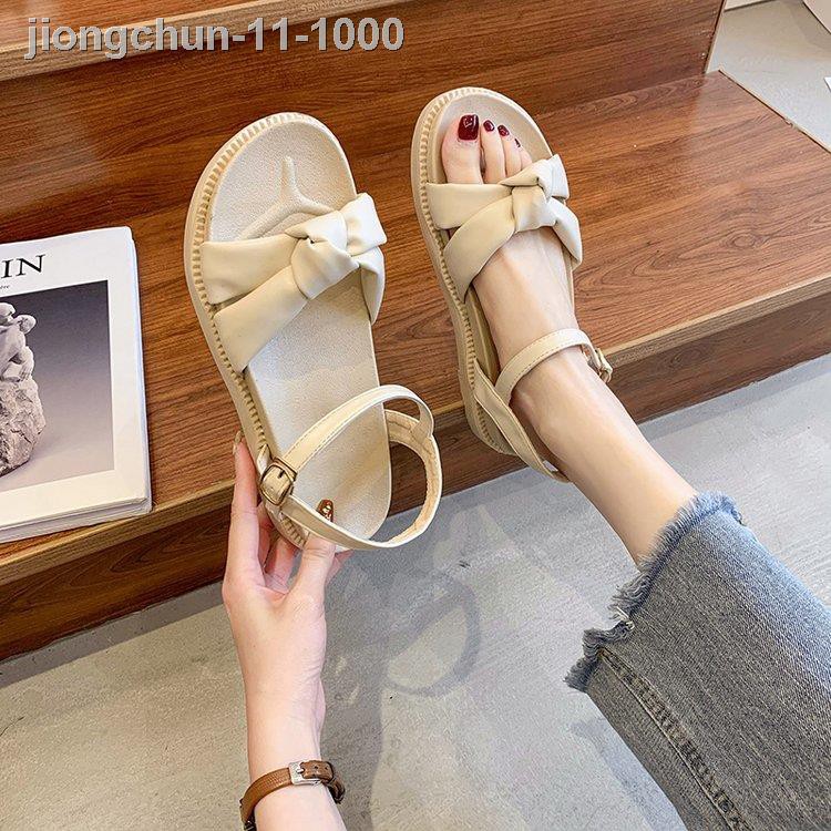 ❏⊕✇Xăng đan Nữ Mũi Tròn Đế Bệt Thời Trang | BigBuy360 - bigbuy360.vn