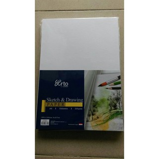 Xấp 10 tờ giấy vẽ cao cấp CHEE WAH MALAYSIA khổ A4 225gsm