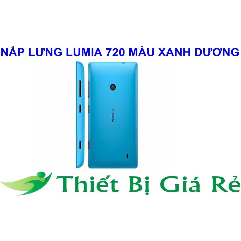 NẮP LƯNG LUMIA 720 MÀU XANH DƯƠNG