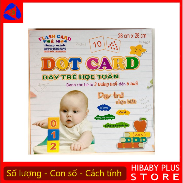 Bộ thẻ học thông minh Dot Card dạy trẻ học toán