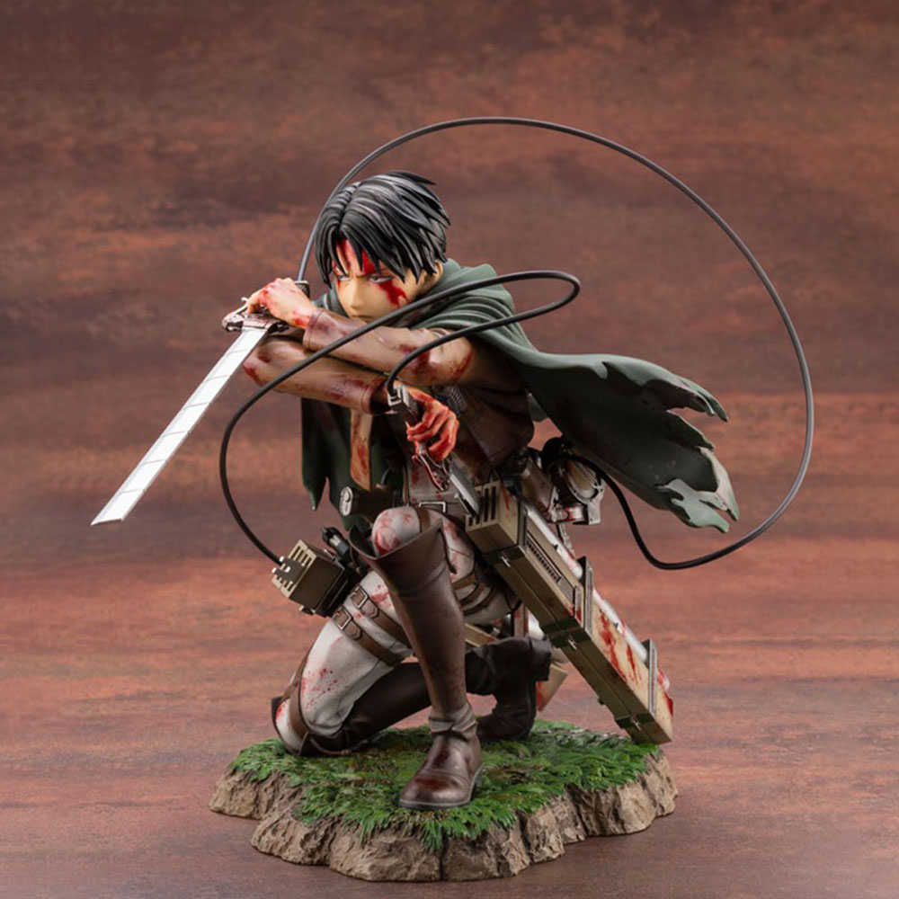 Mô Hình Nhân Vật Phim Attack On Titan Bằng Pvc