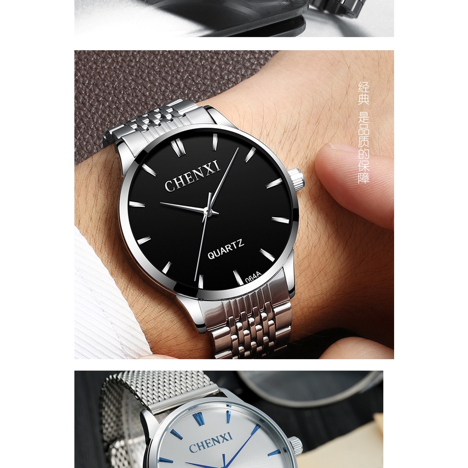 Đồng hồ Quartz Chenxi / Morning Dawn CX-064A chống thấm nước thiết kế đơn giản