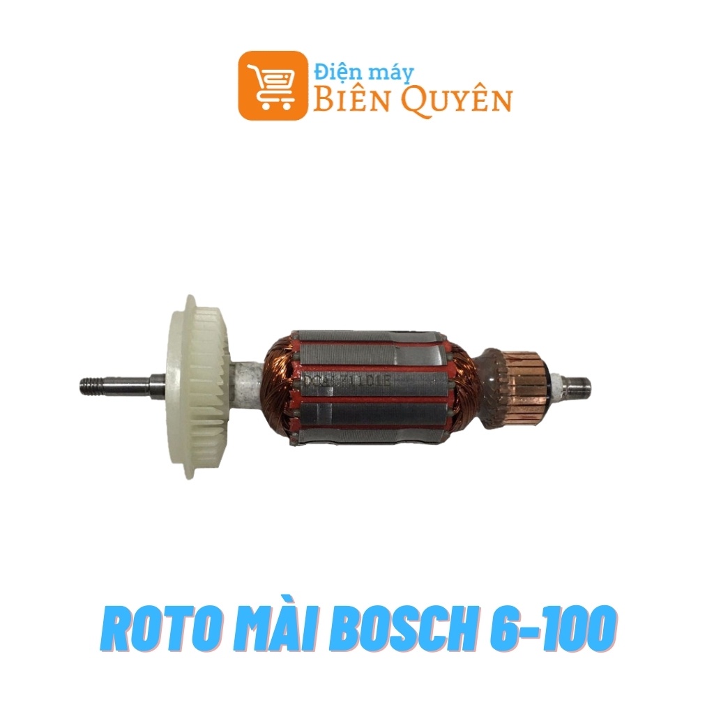 Roto Máy Mài Bosch GWS 6-100 Dây Đồng 100% Tặng Chổi Than MADIKA
