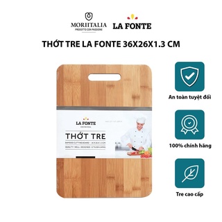 Thớt tre la fonte cao cấp kháng khuẩn moriitalia 180619 36 x 26 x 1.3 cm