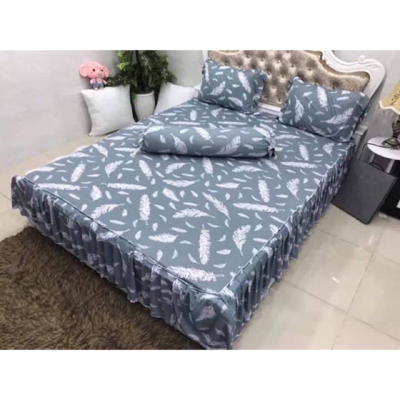 Drap thun Hàn quốc phủ bèo ( may theo yêu cầu)