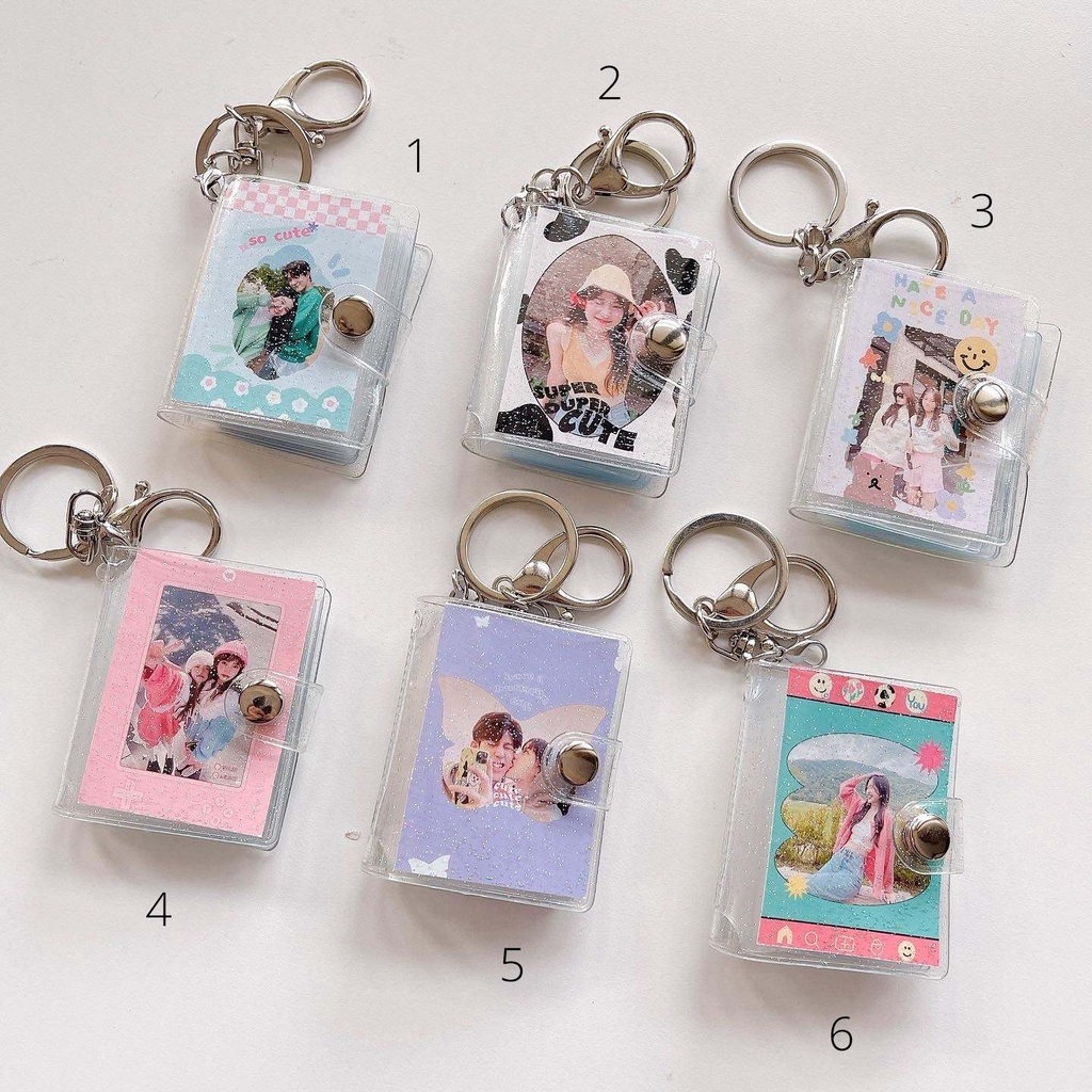 Mini Album móc khoá đựng ảnh (Có nhận in ảnh)