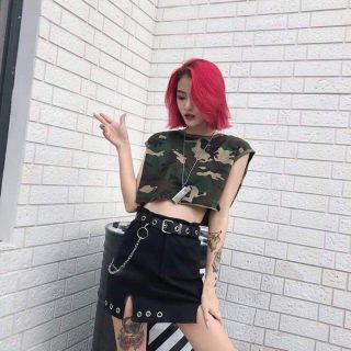 Xã kho chân váy ulzzang phối xích cực cá tính