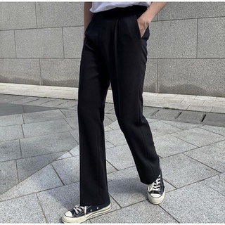 Quần tây đen ống suông dài hàn quốc, chất liệu kaki, ít nhăn, phù hợp mang hằng ngày [Kaki Pant OSD]