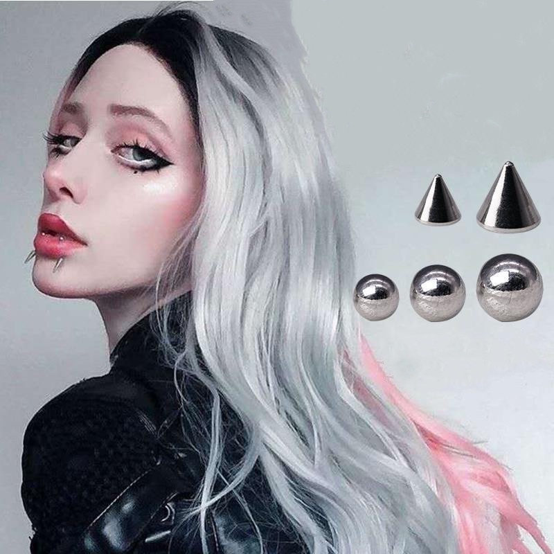 1 Set Khuyên Đeo Cơ Thể Bằng Thép Không Gỉ Cá Tính