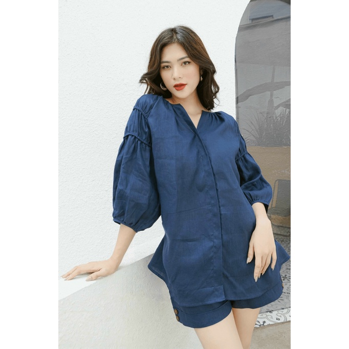 Sét Bộ 2 Món Áo Tay Lỡ Phồng Kết hợp Quần Đùi Rộng Chất Siu Đẹp Mát Form Chuẩn Sang Chảnh [NEW UNISEX]