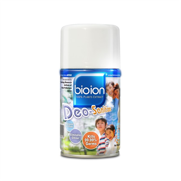 Chai thay thế xịt thơm cho máy phun Bioion deo sanitizer refill 250ML, bình khử mùi máy xịt tự động Con Mèo Xiêm
