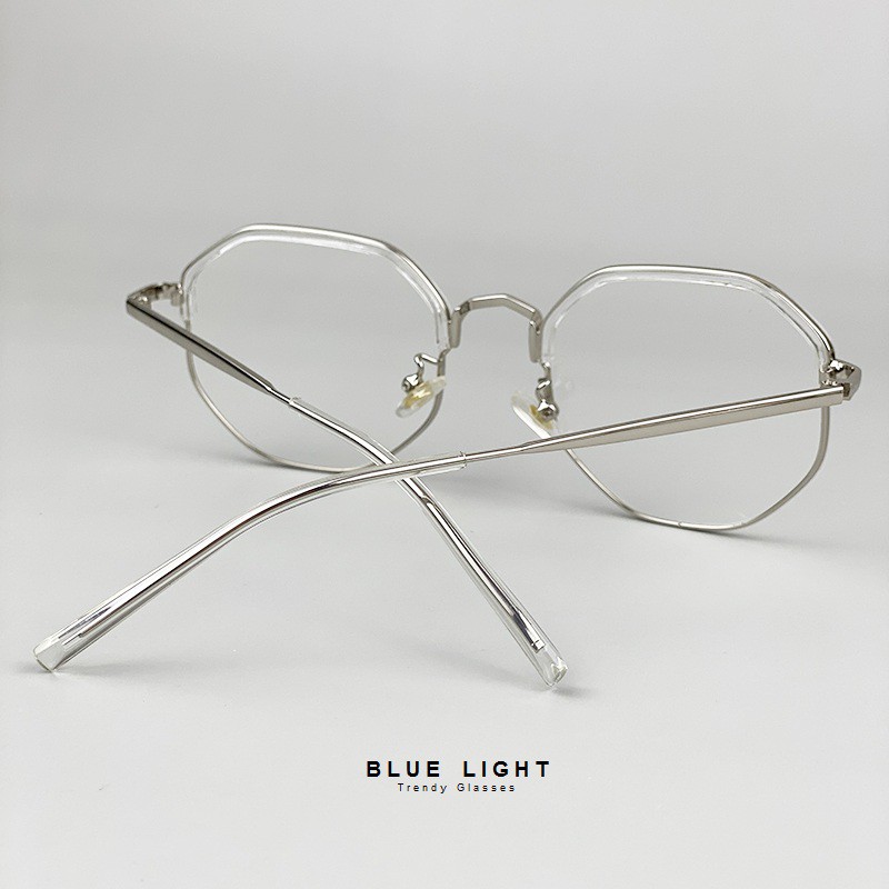 Kính Giả Cận Chống Ánh Sáng Xanh, Gọng Kính Cận Nam Nữ Mắt Vuông Lục Giác Không Độ Hàn Quốc - BLUE LIGHT SHOP | BigBuy360 - bigbuy360.vn