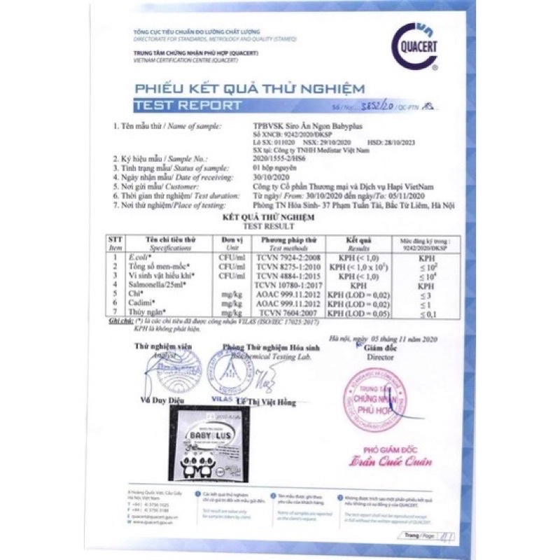 Siro Ăn Ngon Baby Plus