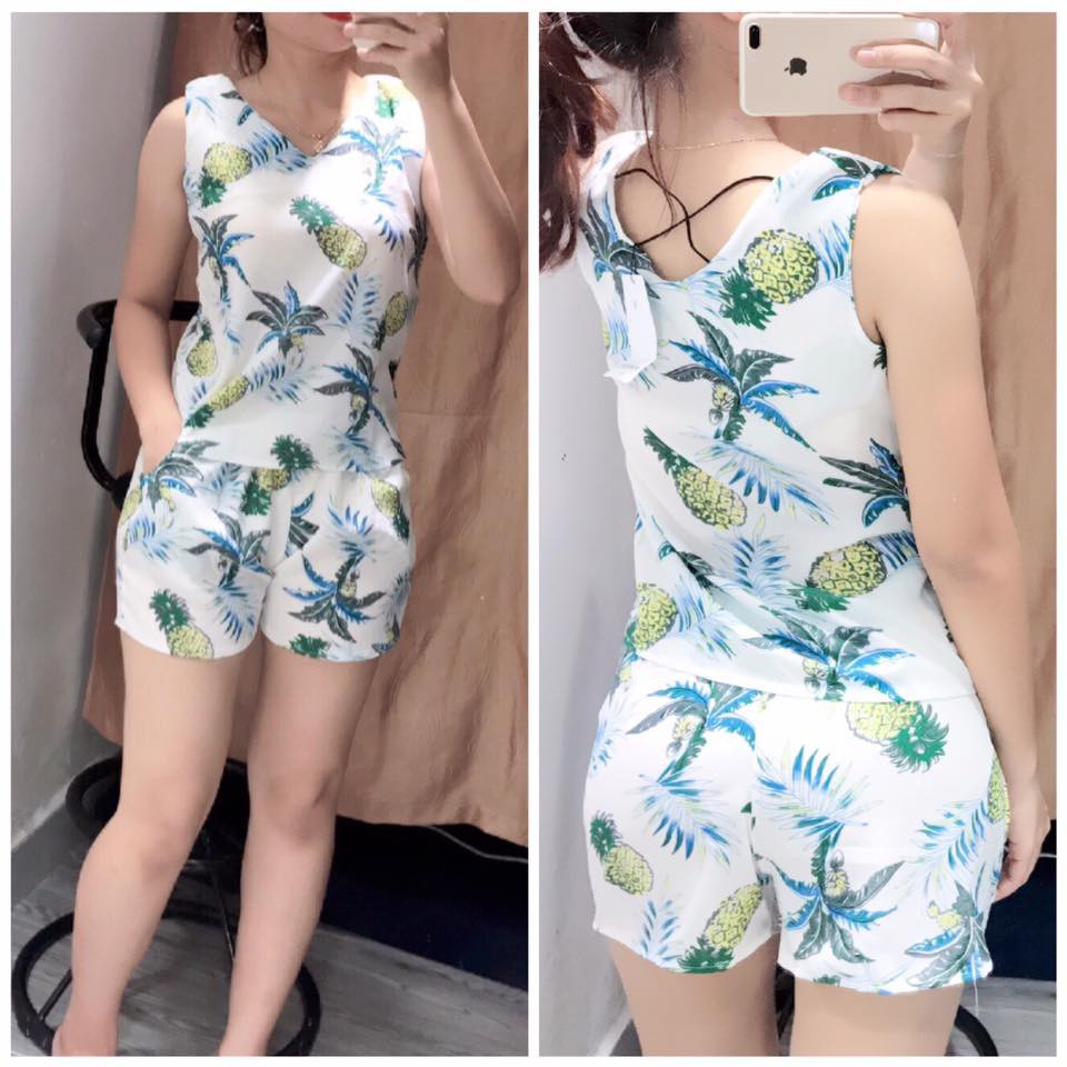 Bộ hoa đan dây lưng