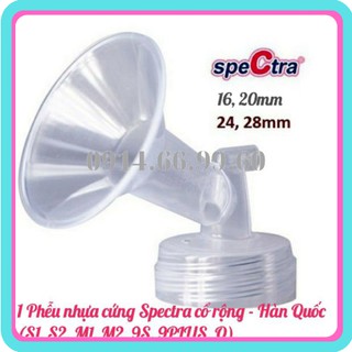 1 Phễu nhựa cứng Spectra cổ rộng phụ kiện cho máy hút sữa điện Hàn Quốc