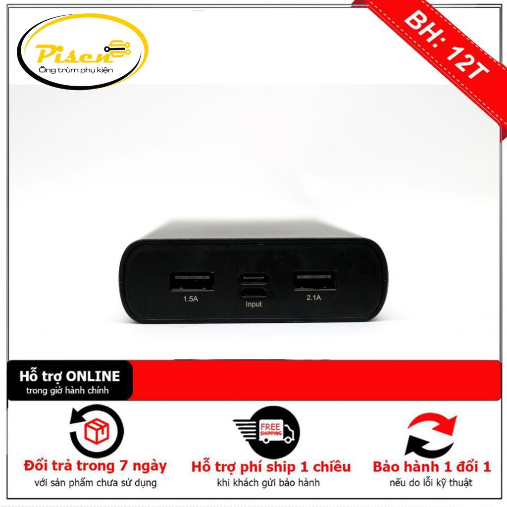 { Free ship } Sạc dự phòng PISEN Power Cube 20000mAh - hàng chính hãng