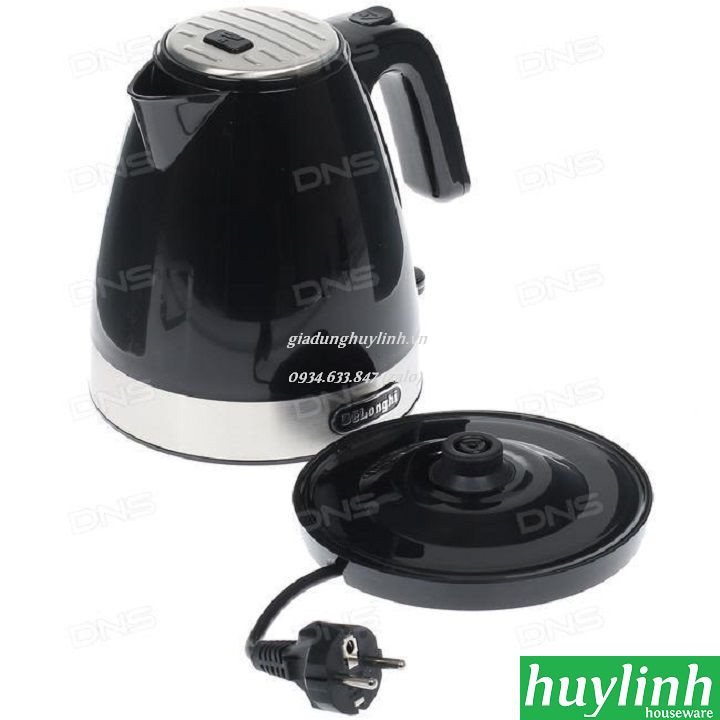 [Mã 44ELSALE2 giảm 7% đơn 300K] Ấm đun nước siêu tốc Delonghi KBLA2000 - 1 lít