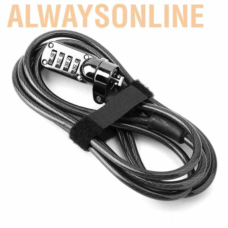 Ổ khóa 4 số chống trộm chất lượng cao tiện dụng cho laptop