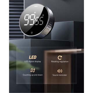 Đồng hồ Baseus hẹn giờ đếm ngược  Heyo Rotation LED Countdown Timer