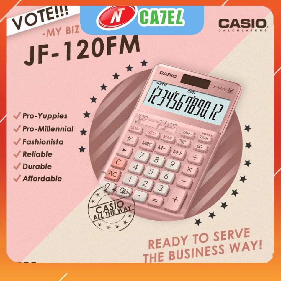 Máy tính Casio JF 120FM hàng chính hãng bảo hành 5 năm VPP An Sinh
