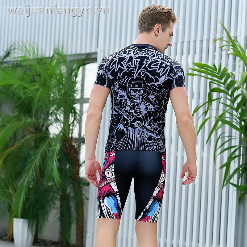 Bộ Đồ Bơi Tay Ngắn Plus Size Cho Nam | BigBuy360 - bigbuy360.vn