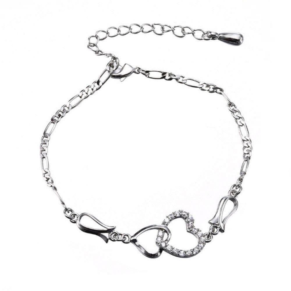 Vòng Tay Hợp Kim Thiết Kế Xinh Xắn Thời Trang Cho Nữ