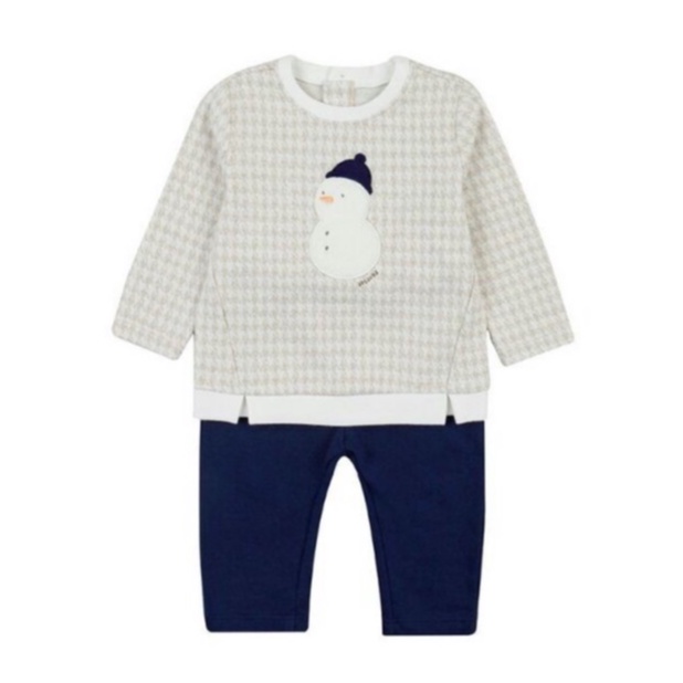 Bộ áo quần dài bé gái-trai Absobra xuất Hàn