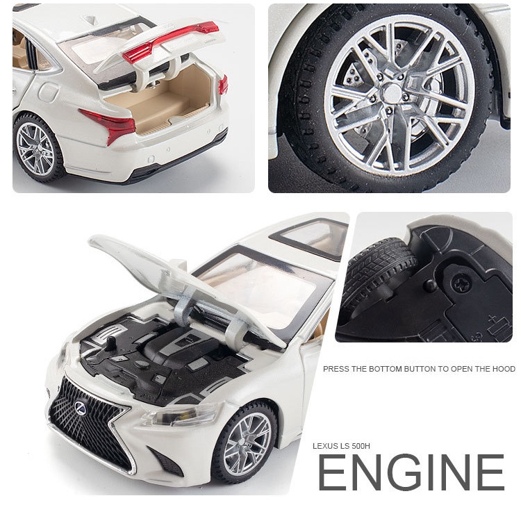 Mô Hình Xe Hơi LEXUS LS500h Tỉ Lệ 1:32