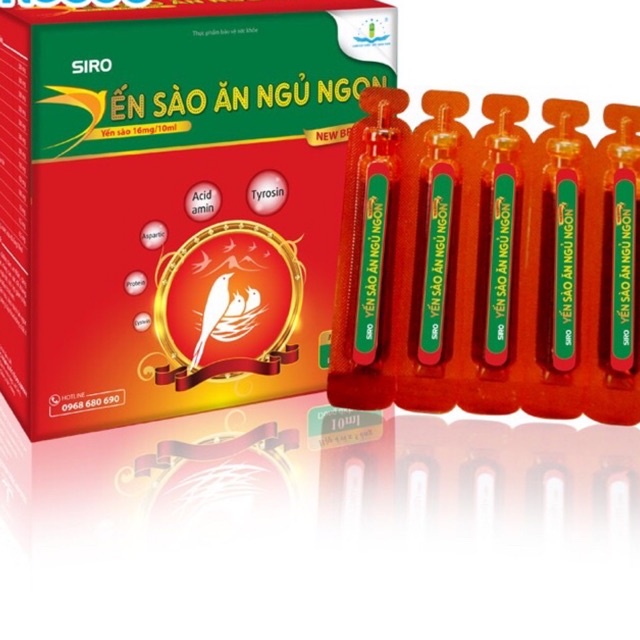 Siro yến sào ăn ngủ ngon ( Trẻ em đêm trằn trọc, khó ngủ, ngủ không ngon giấc,Trẻ em bị mồ hôi trộm, tiểu vàng, tiểu rắt