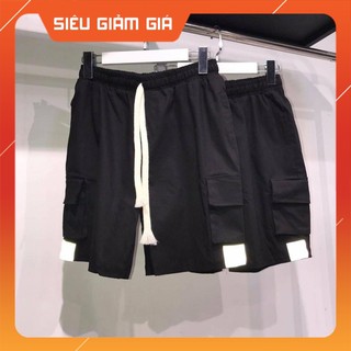 Quần short ngắn kaki túi hộp phản quang nam nữ ( Size M - 2XL )