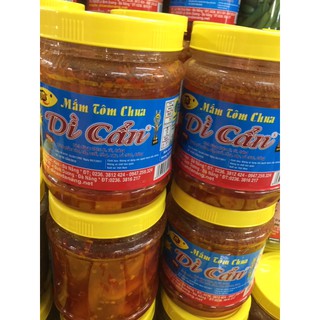 MẮM TÔM CHUA - DÌ CẨN -  ĐẶC SẢN ĐÀ NẴNG [combo 1 hủ 800gr]