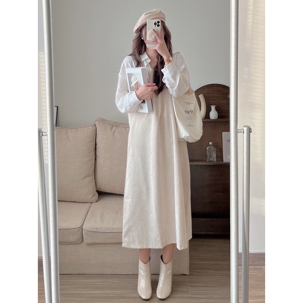 Yếm nhung ulzzang (hàng sẵn)