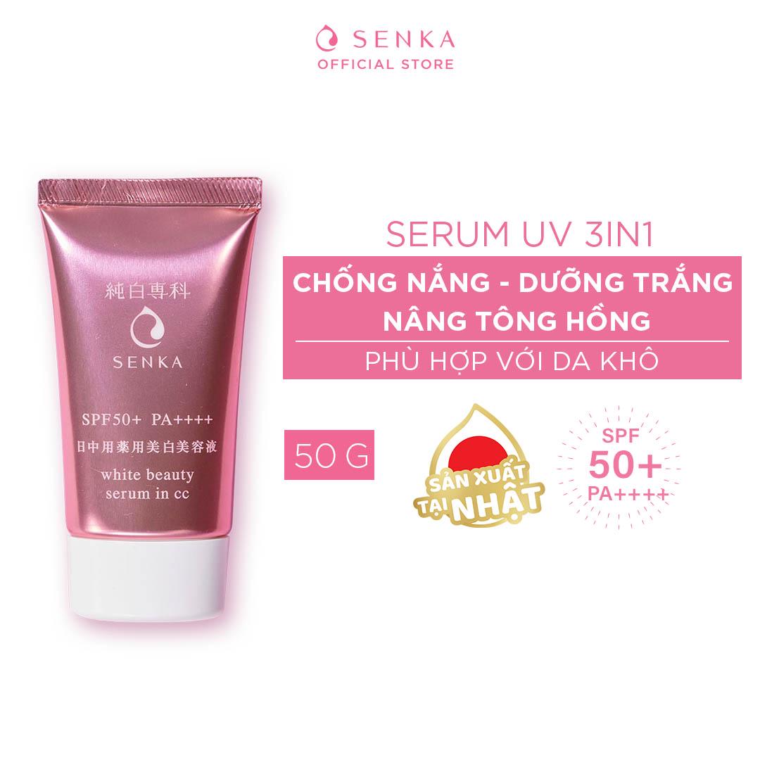 Chống nắng serum 3 trong 1 Senka White Beauty CC 40g