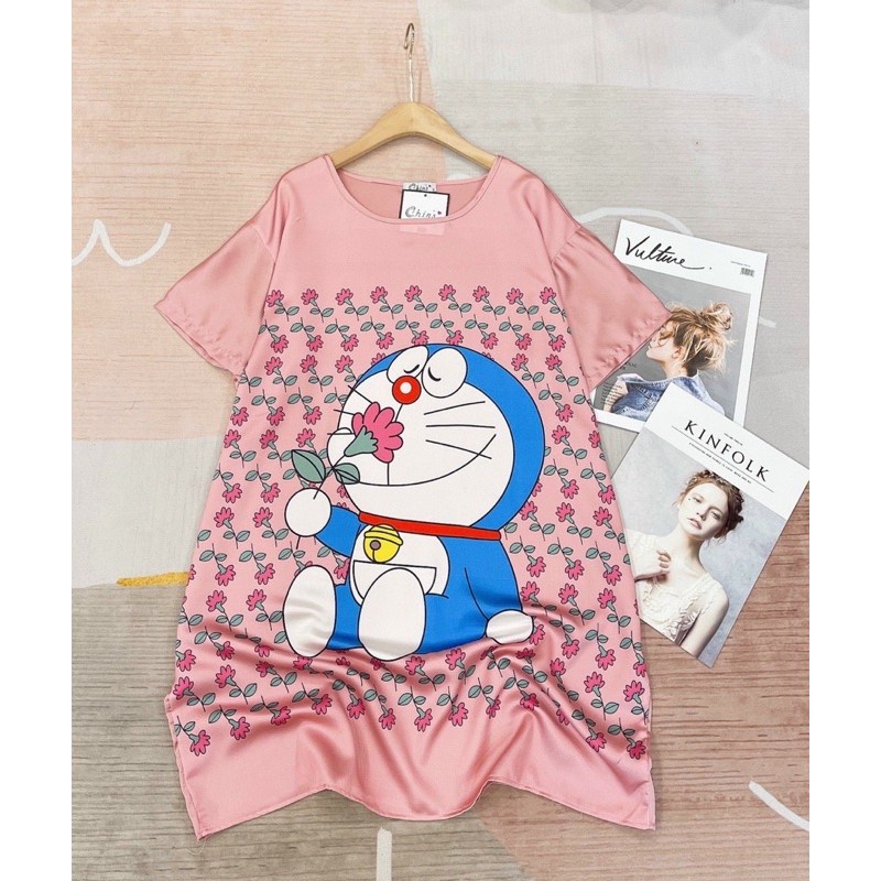 Đầm satin from rộng | BigBuy360 - bigbuy360.vn