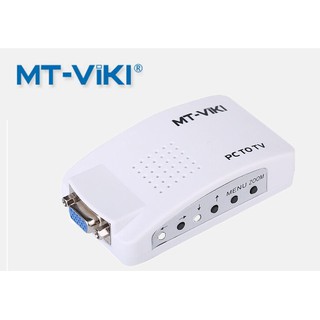 Bộ chuyển đổi từ máy tính PC cổng Vga sang màn hình Vga , Svideo, AV , RCA Viki MT PT 01