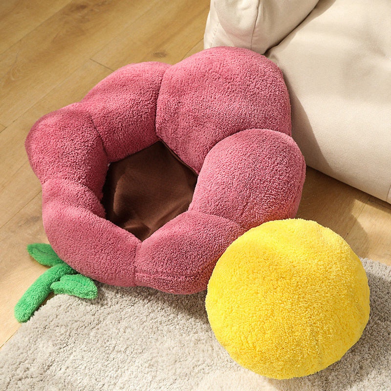 CÓ SẴNĐệm Lót Cho Sàn Nhà Cửa Sổ/ Cửa Ra Vào Bằng Cotton Hình Hoa Mềm Mại Cho Mùa đông Gối Nhồi Bông Tựa Lưng Hình Hoa Hướng Dương Có Thể Giặt Được