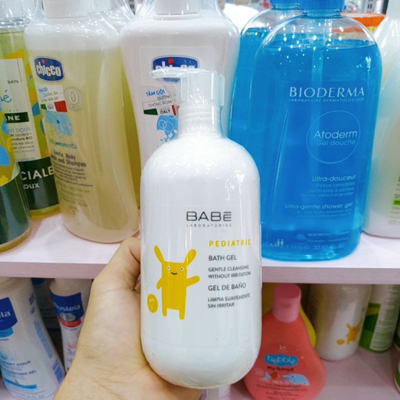 Sữa tắm dạng gel Babé 500 ml