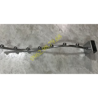 Thanh Treo Tay Bi 30 Chiếc Treo Quần Áo Inox 7 Nút