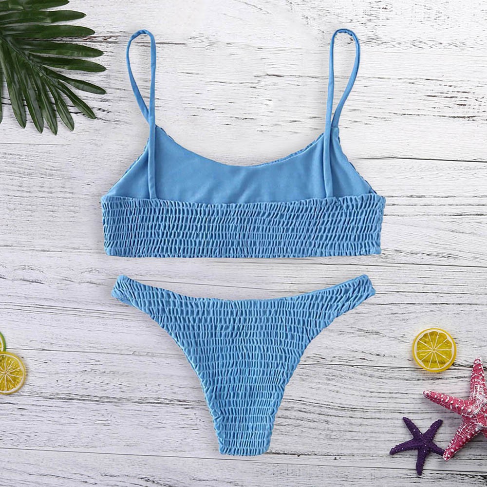 Bộ đồ tắm bikini hai mảnh không có miếng đệm nâng ngực quyến rũ cho nữ | BigBuy360 - bigbuy360.vn