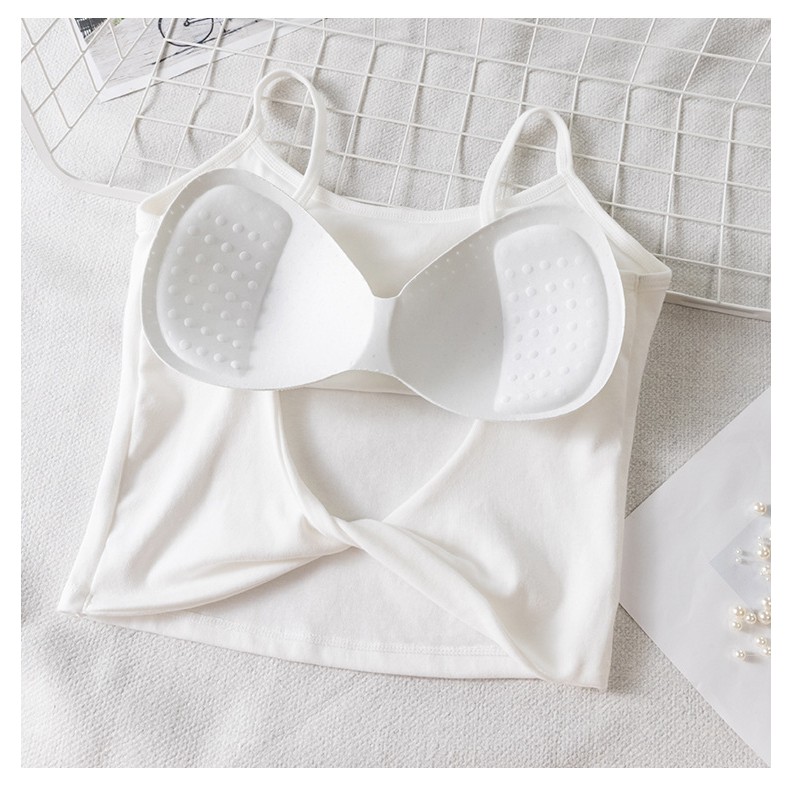 SUXI Áo Dây Camisole Theo Phong Cách Hàn Quốc
