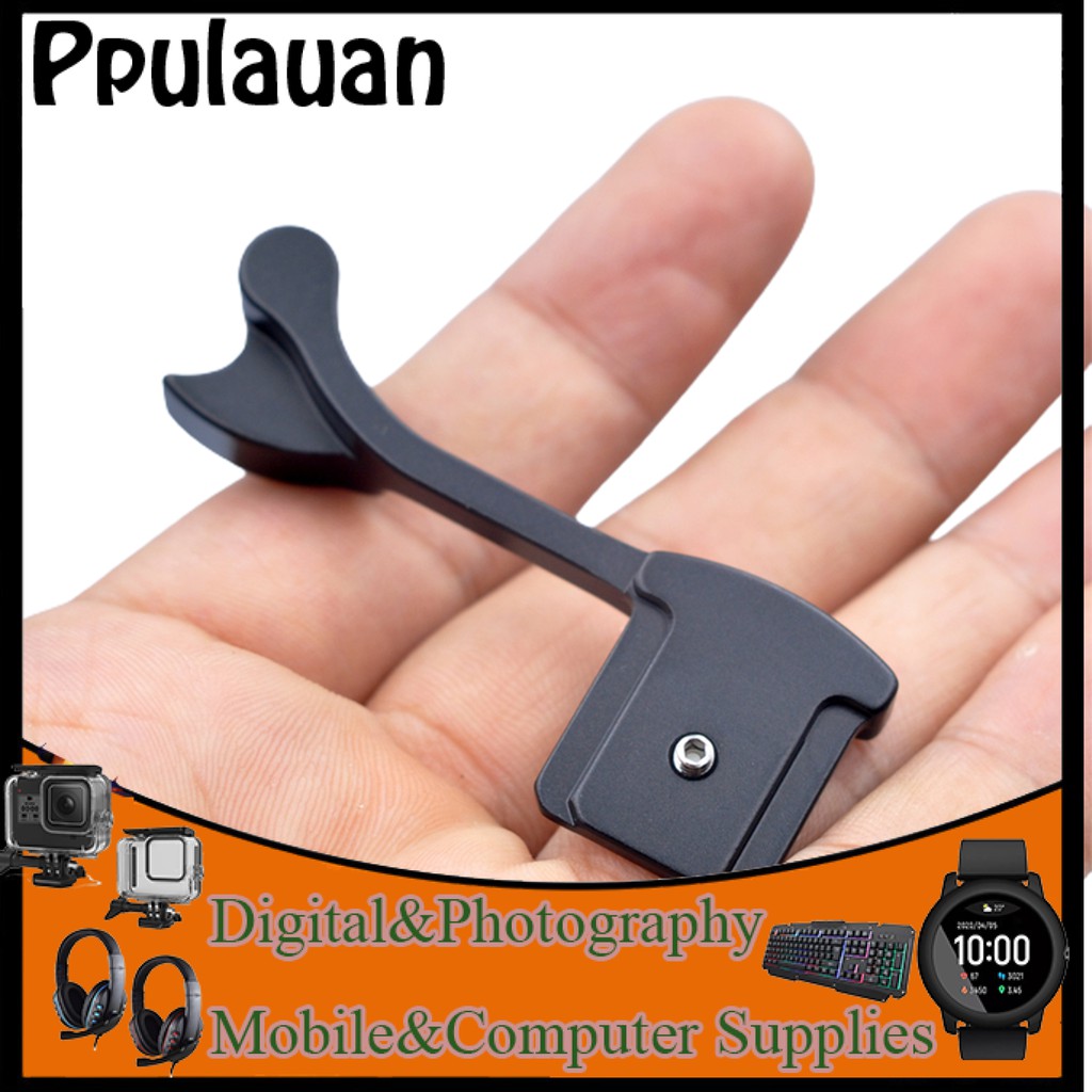 Aluminum Alloy Thumb Up Hot Shoe Hand Grip Bracket for Leica Q TYP116 Q2 Camera