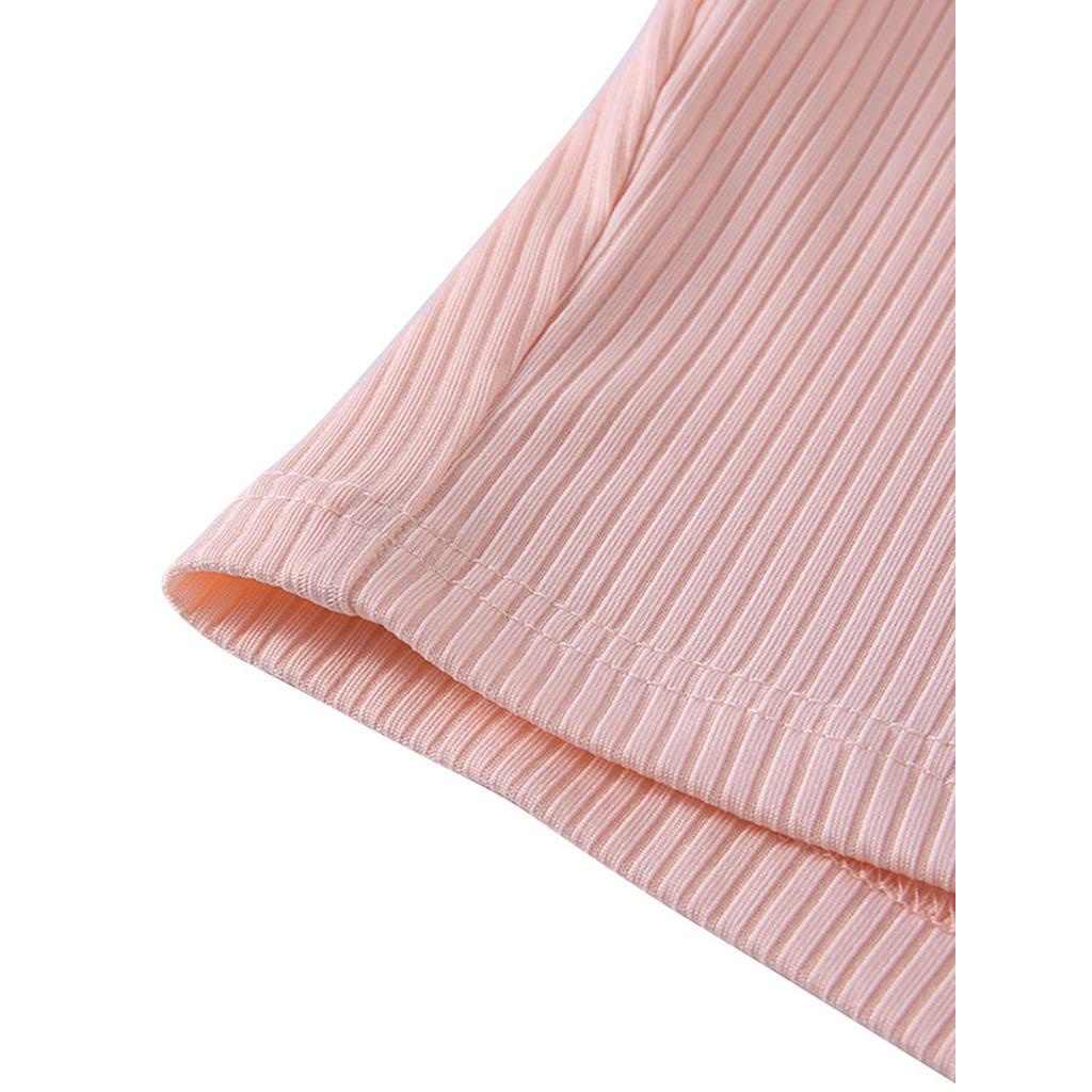 Áo Crop Top Tay Ngắn In Chữ Trẻ Trung Dành Cho Nữ