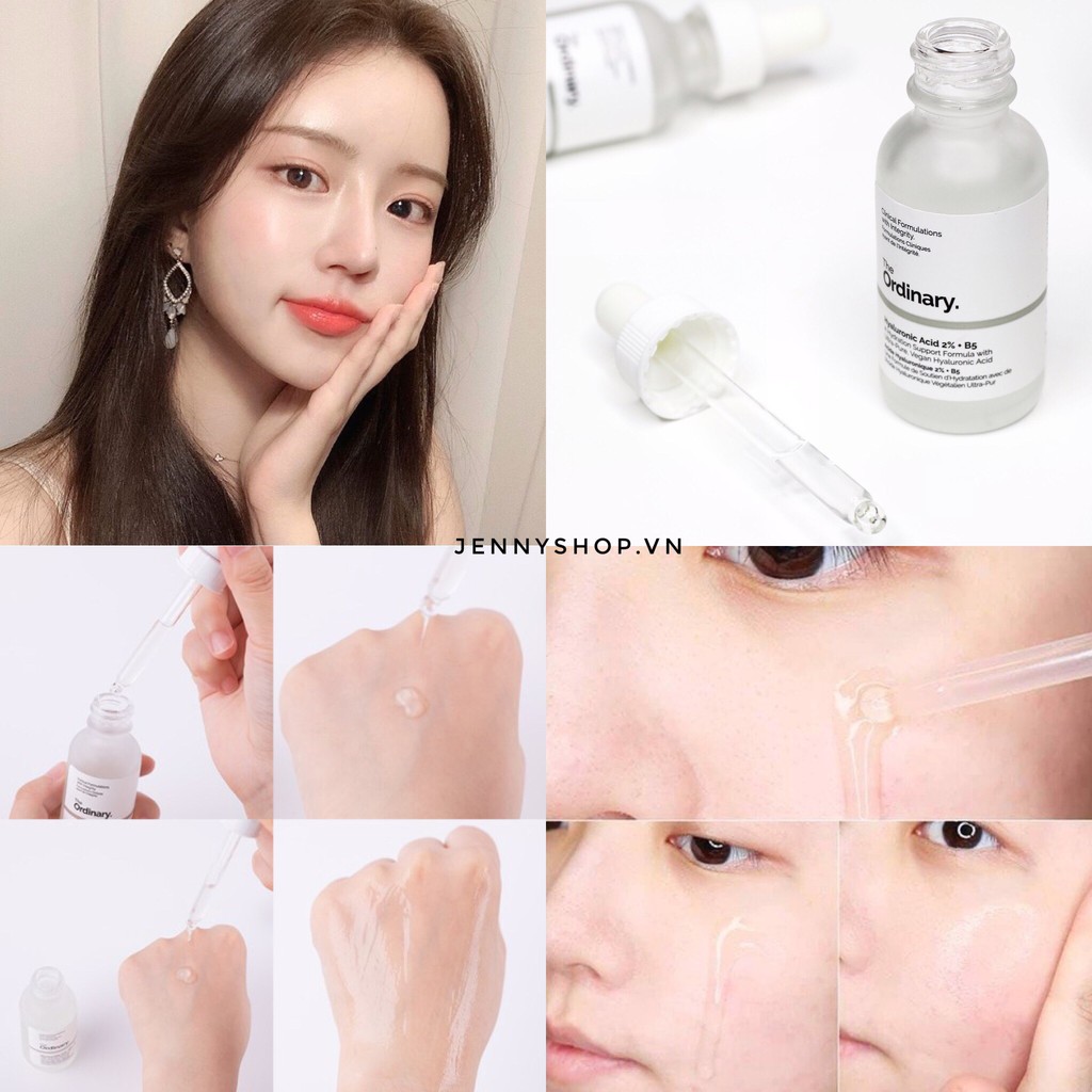 Tinh Chất Phục Hồi Da Cấp Nước The Ordinary Hyaluronic 2% + B5 Serum