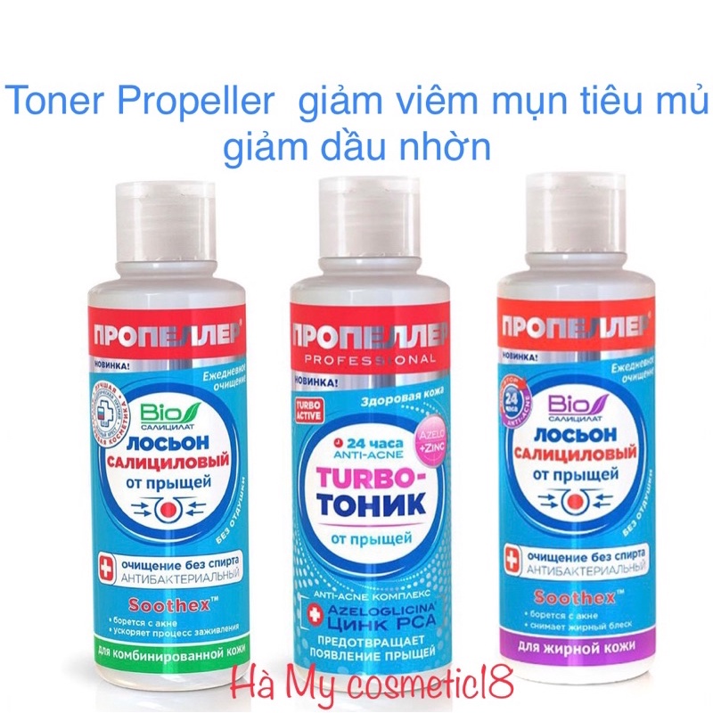 Toner Propeller giảm viêm , kiềm dầu , dành cho da dầu