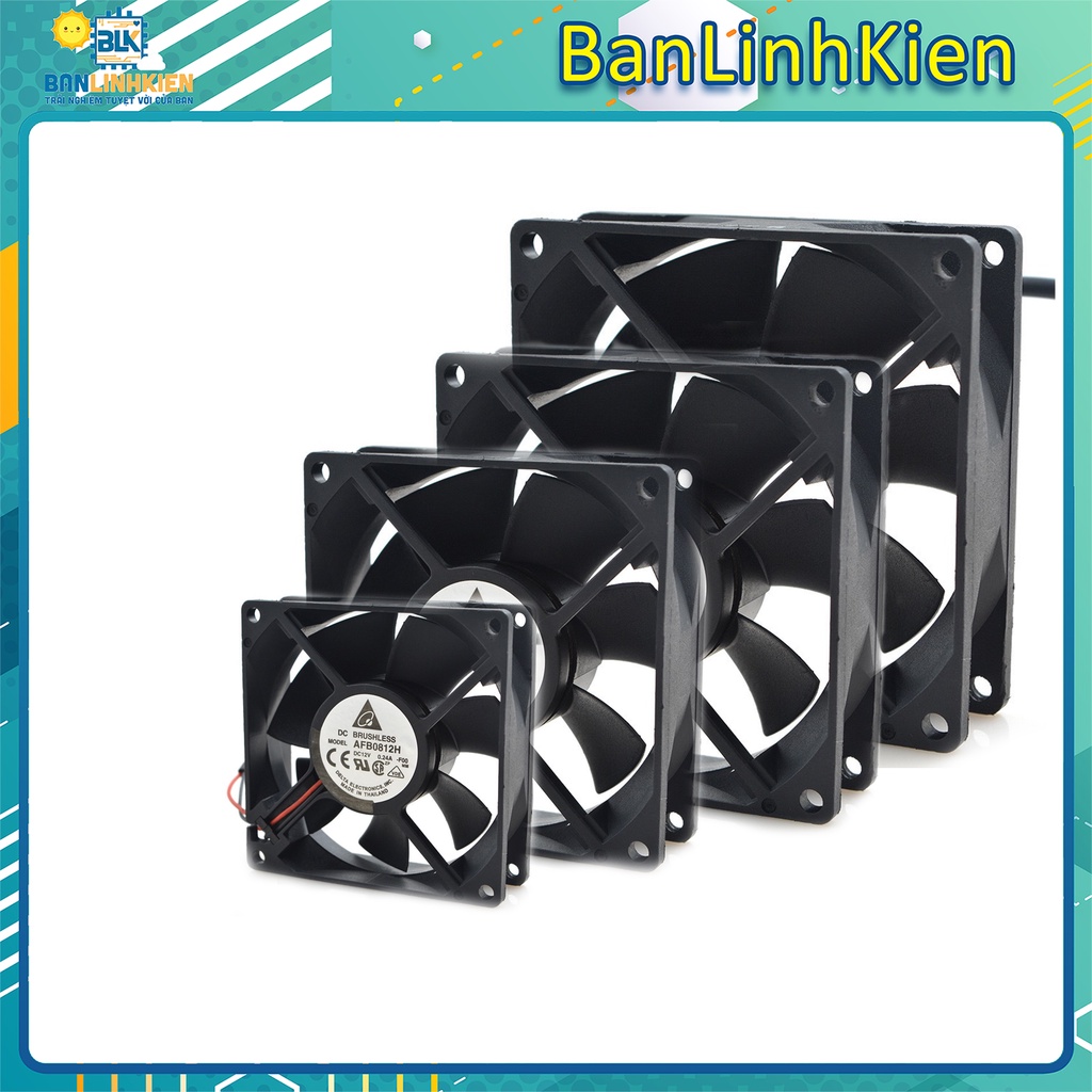 Quạt tản nhiệt 12V 4x4/ 6x6/ 8x8/ 12x12