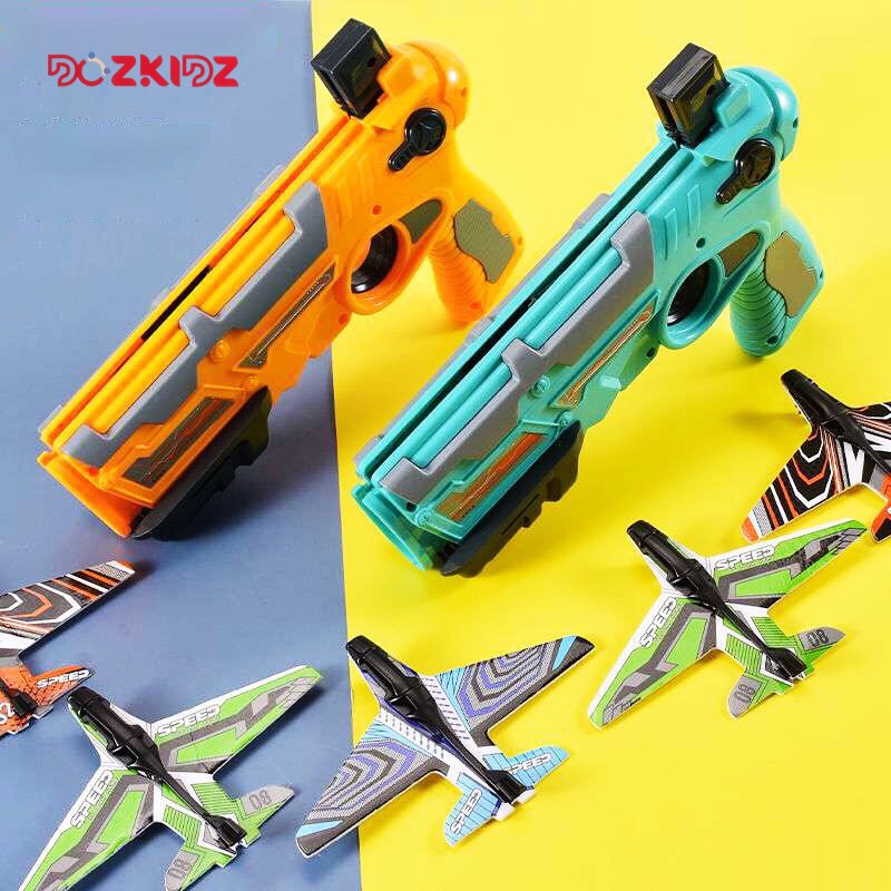 Đồ chơi trẻ em, bộ phóng máy bay cho bé trai từ 3 tuổi trở lên - DOZKIDZ