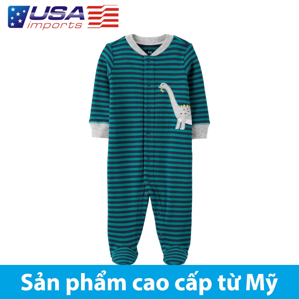 Đồ dài, đồ ngủ cotton cài nút Car-tờ Auth Từ Mỹ (19600610)